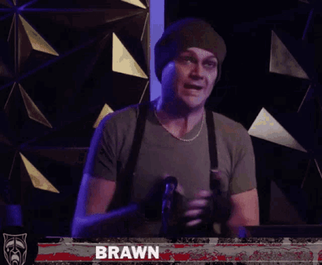 punch punch punch brawn is the name of the man shown