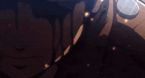 a close up of a man 's face with blood coming out of it .