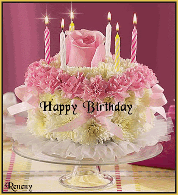 Happy Birthday Birthday Cake GIF