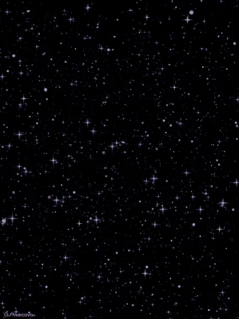 a black background with lots of stars and the name g / hvcao on the bottom