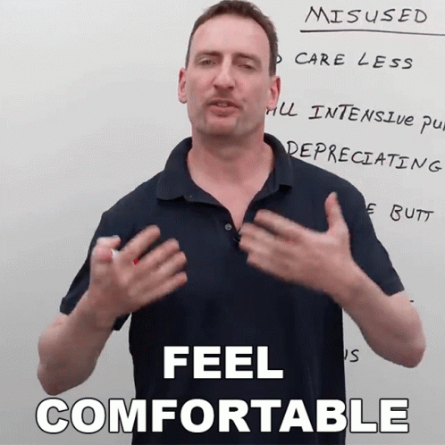 Feel Comfortable Adam GIF - Feel Comfortable Adam Engvid GIFs