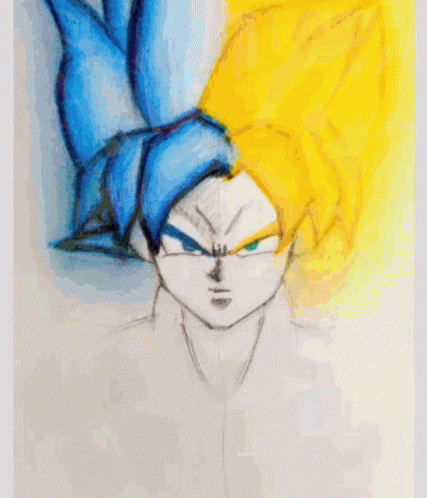 Goku Drawing GIF - Goku Drawing Saiyan GIFs