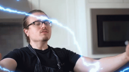Electric Shock Joshua Weissman GIF