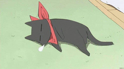 Cat Lazy GIF - Cat Lazy Anime GIFs