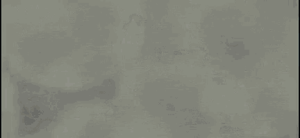 a painting of a person standing in the middle of a smokey forest .