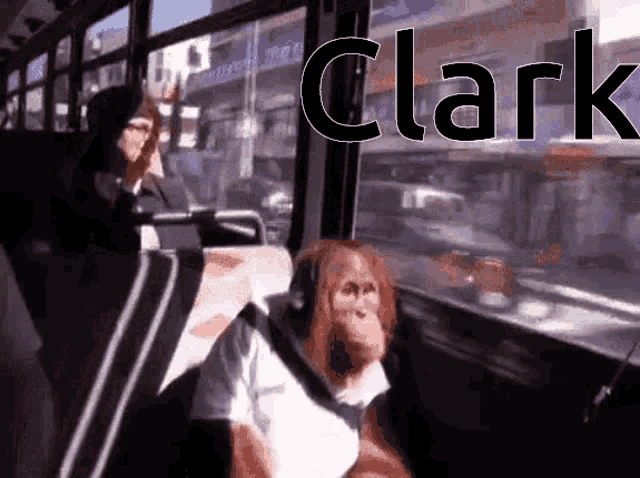 Clark Orangutan GIF - Clark Orangutan Bus GIFs