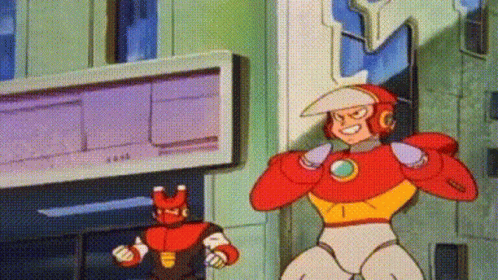 Mega Man Crash Man GIF - Mega Man Crash Man Clash Man GIFs