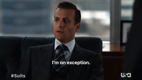 Im An Exception Special GIF - Im An Exception Special Excussed GIFs