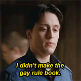 Gay Rule Book. GIF - Gay Rule Book I Didnt Make It Nope GIFs