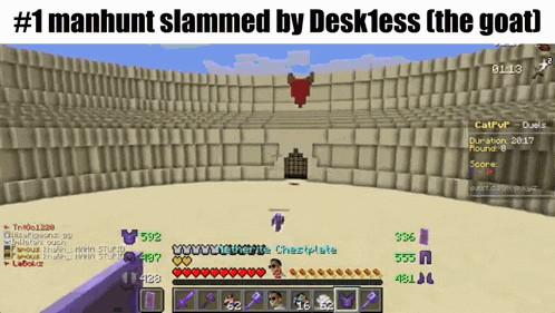 a screenshot of a video game called manhunt slammed by deskless