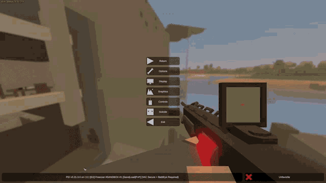 a screenshot of a video game with a red x in the bottom right