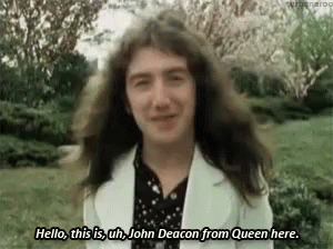 Queen John Deacon GIF - Queen John Deacon GIFs