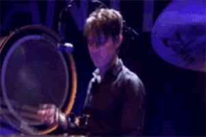 Taylor Hanson Drums GIF