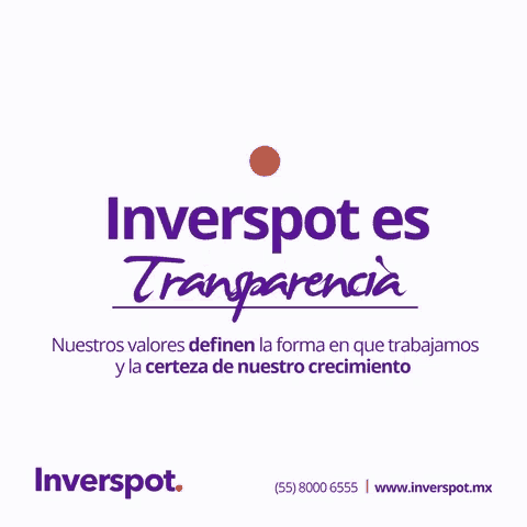 an advertisement for inverspot in spanish with the website www.inverspot.mx at the bottom