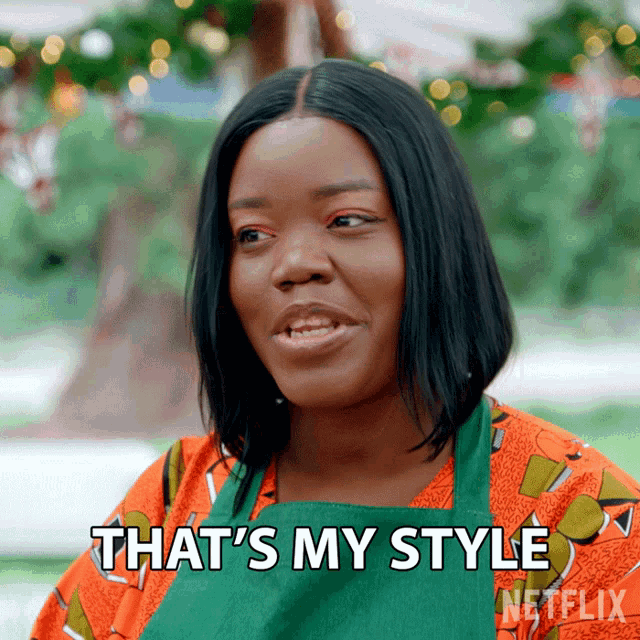 Thats My Style Hermine GIF - Thats My Style Hermine The Great British Baking Show Holidays GIFs