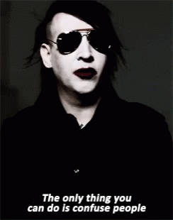 Marilyn Manson Unsure GIF - Marilyn Manson Unsure Confused GIFs