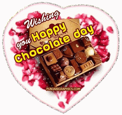 Wishing You Happy Chocolate Day हैप्पीचोक्लेटडे GIF - Wishing You Happy Chocolate Day हैप्पीचोक्लेटडे दिल GIFs