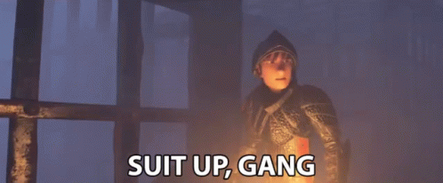 Suit Up Gang Searching GIF - Suit Up Gang Searching Looking Around GIFs