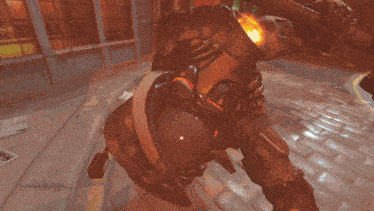 a video game character with a beard and a mask on his face