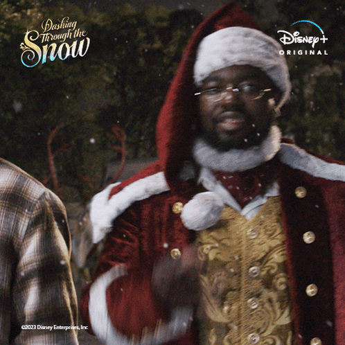 Whistling Santa Claus GIF - Whistling Santa Claus Lil Rel Howery GIFs