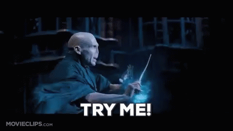 Try Me Harrypotter GIF - Try Me Harrypotter Dumbledore GIFs