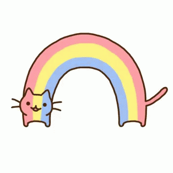 Cat Rainbow GIF - Cat Rainbow GIFs