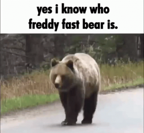 Freddy Fast Bear Bear GIF - Freddy Fast Bear Freddy Fast Bear GIFs
