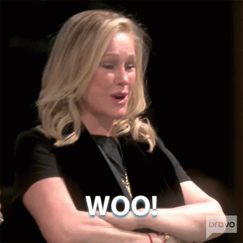 Woo Real Housewives Of Beverly Hills GIF - Woo Real Housewives Of Beverly Hills Yay GIFs