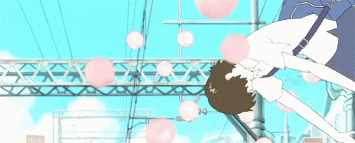 Makoto Konno Floating GIF - Makoto Konno Floating The Girl Who Leapt Through Time GIFs