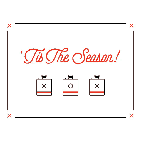a christmas card that says ' tis the season '