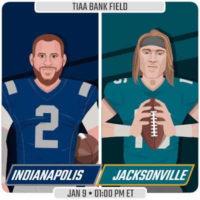 indianapolis and jacksonville are playing a game on january 9th