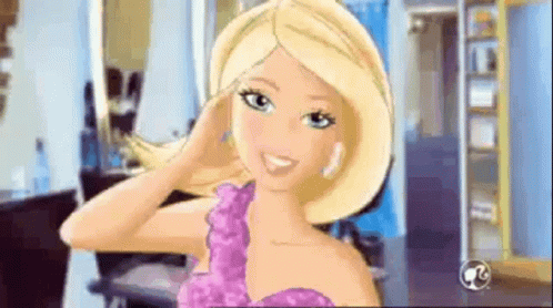 Barbie Hair Flip GIF - Barbie Hair Flip Hair Cut GIFs