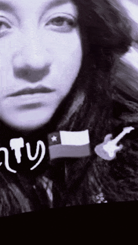 a black and white photo of a woman with the word party written on the bottom
