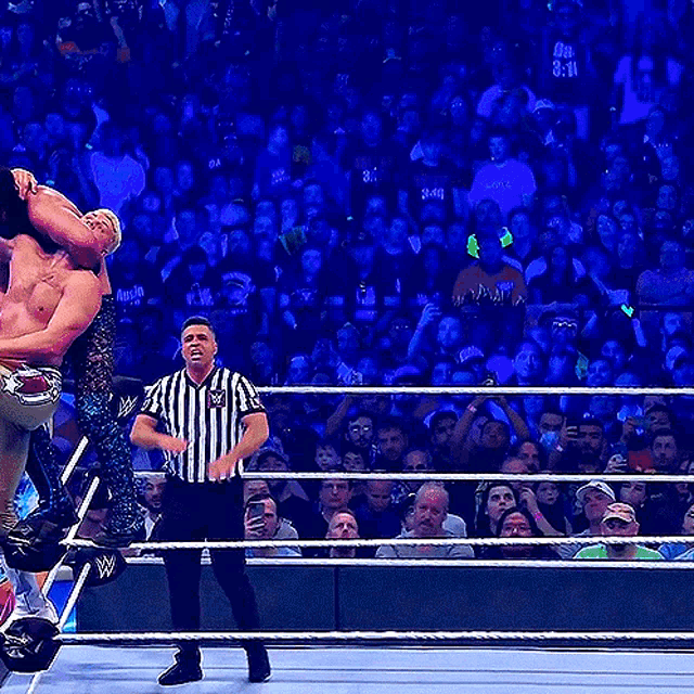 Seth Rollins Inverted Superplex GIF - Seth Rollins Inverted Superplex Cody Rhodes GIFs