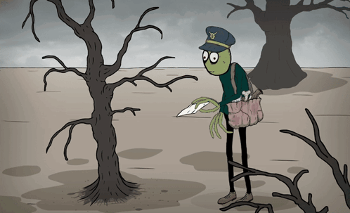 Salad Fingers Here You Go GIF - Salad Fingers Here You Go I'Ll Leave This Here GIFs