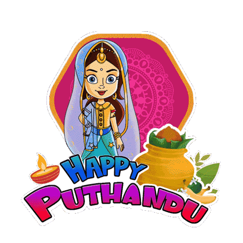 Happy Puthandu Princess Indumati GIF - Happy Puthandu Princess Indumati Chhota Bheem GIFs
