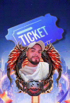 a picture of a man in a frame with a ticket in the background