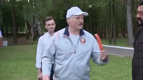 лукашенко бацька беларусь сигал морковь GIF - Lukashenko Belarus President Of Belarus GIFs