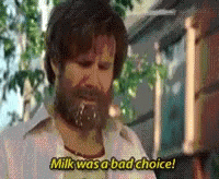 Will Ferrell Milk GIF - Will Ferrell Milk Bad Choice GIFs