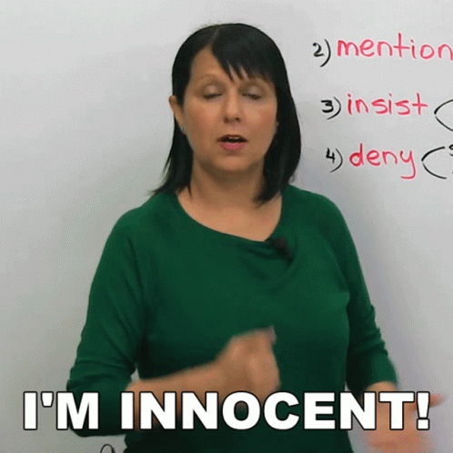 Im Innocent Rebecca GIF - Im Innocent Rebecca Engvid GIFs