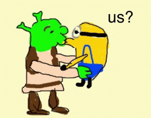 Us Shrek GIF - Us Shrek Minion GIFs