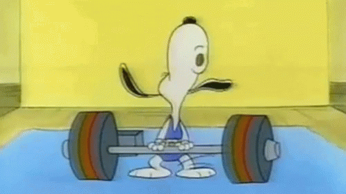 Snoopy Gym GIF - Snoopy Gym Time GIFs