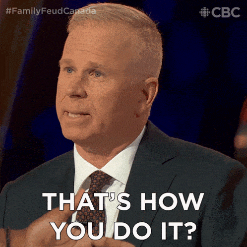 That'S How You Do It Gerry Dee GIF - That'S How You Do It Gerry Dee Family Feud Canada GIFs