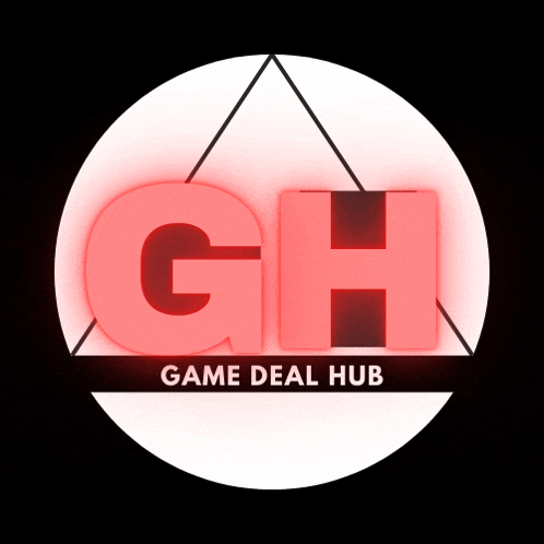 a logo for a game deal hub with the letters gh on it