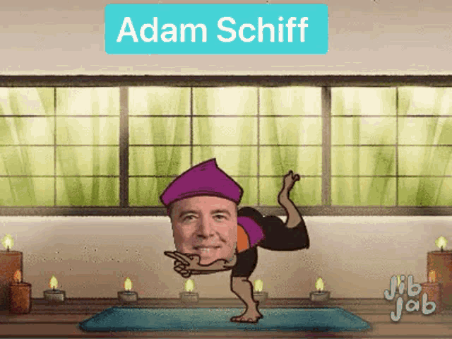 Adam Schiff Yoga GIF - Adam Schiff Yoga Meditation GIFs