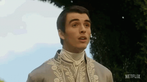 Thinking Young King George GIF