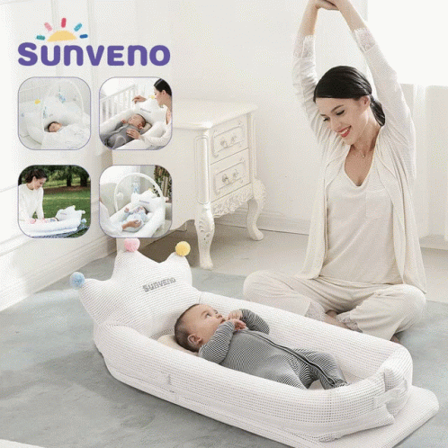 Sunveno Diaper Bag Portable Baby Bed GIF - Sunveno Diaper Bag Portable Baby Bed GIFs