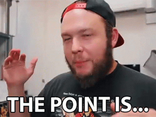 The Point Is This Is The Point GIF - The Point Is This Is The Point Let Me Be Clear GIFs