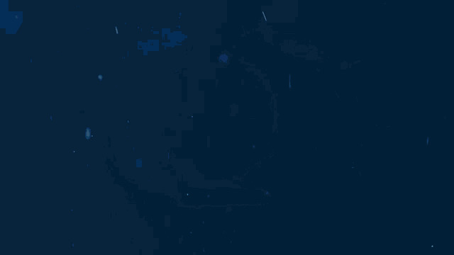 a lightning bolt in a circle on a dark blue background .