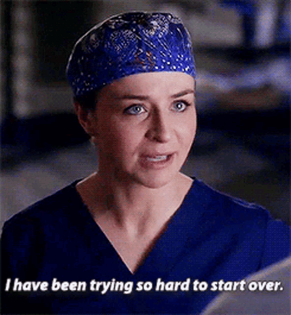 Greys Anatomy Amelia Shepherd GIF - Greys Anatomy Amelia Shepherd I Have Been Trying So Hard To Start Over GIFs